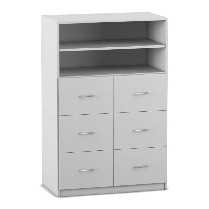 Schrank, Hängefacher, Schubladen, weiße Möbel, Standgerät