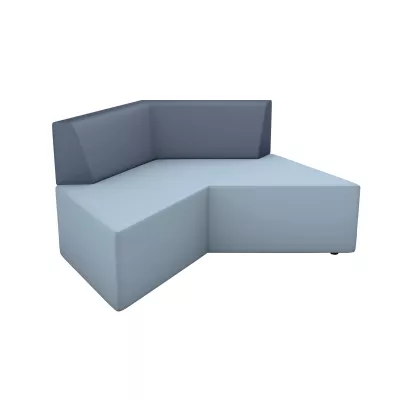 Ecksofa, Sitzgruppe, Polstermöbel, Blau, L-Form
