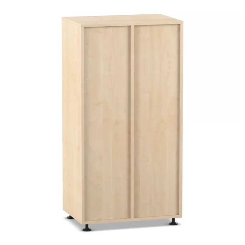 Schrank, Geräumig, Schrank mit Türen, Holzoptik, Füße aus Metall