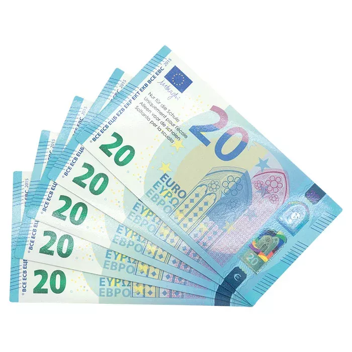 20 euro, Euro-Banknoten, Währung, Geldstapel, Bargeld