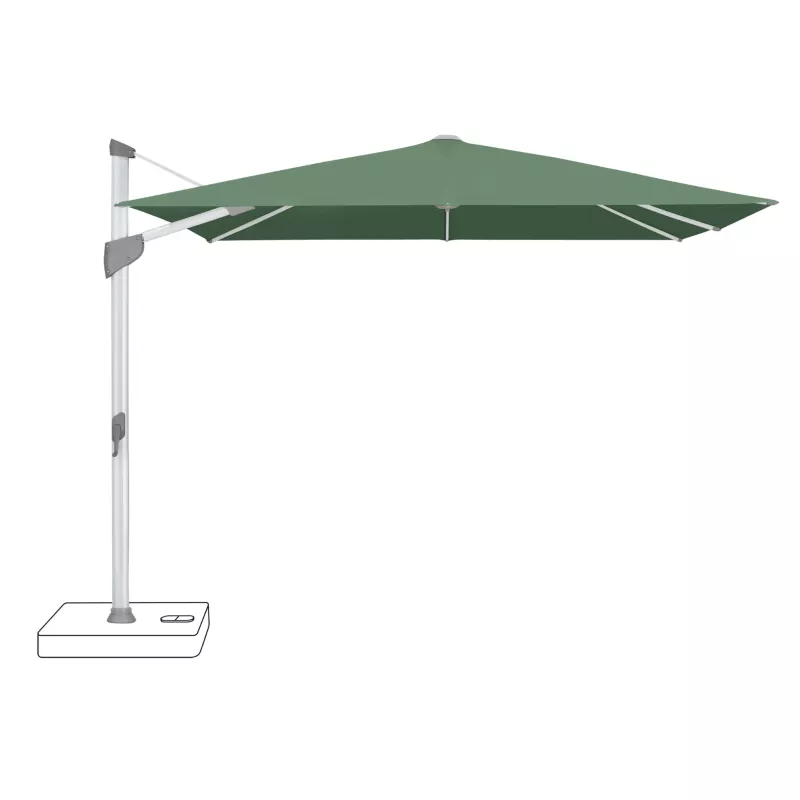 Schirm, Sonnenschirm, Garten, Aluminium, Grün