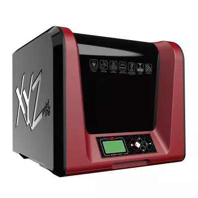 3D-Drucker, kompakt, rot, Laser, Bedienfeld
