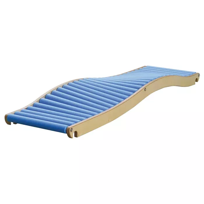 Blau, Rollenbahn, Rollenbahnträger, Wellenrolle, künstliche Rolle
