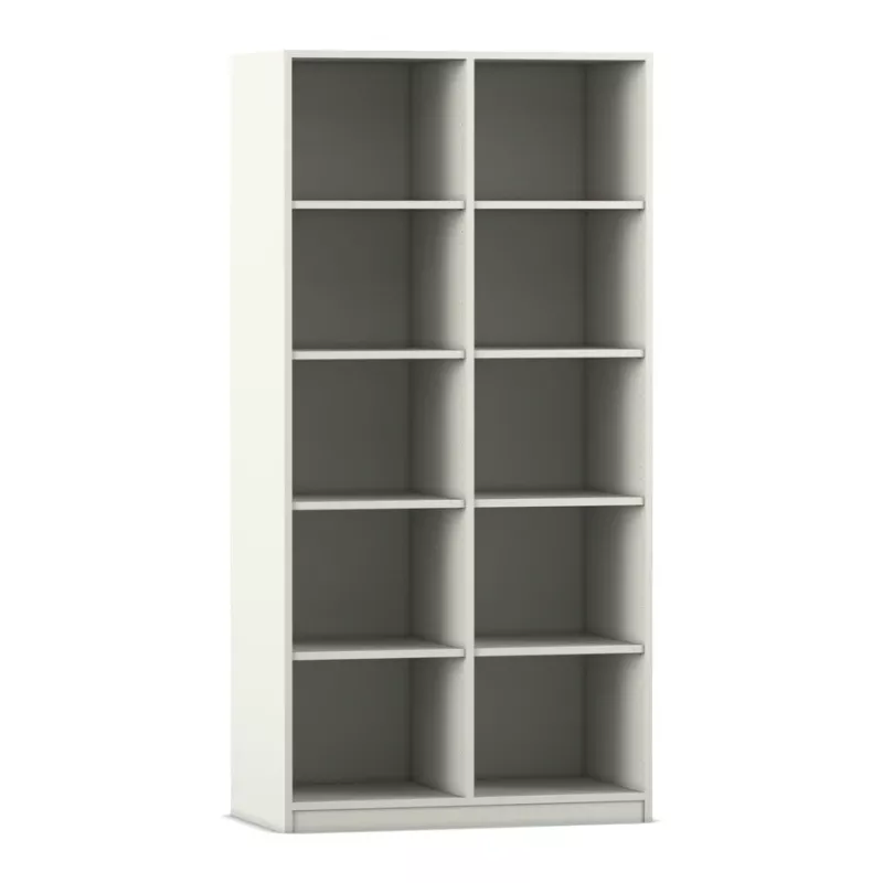 Regal, Buchregal, Schrank, Holzregal, vierfächriges Regal