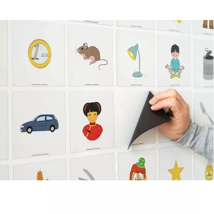 Kartentauschen, Spielkarten, Visuelle Karten, Kinderkartenset, Kärtchen
