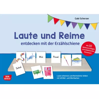 Kinderspielzeug, Kartenreim, Wortkarten, Bildkarten, Lernspiel