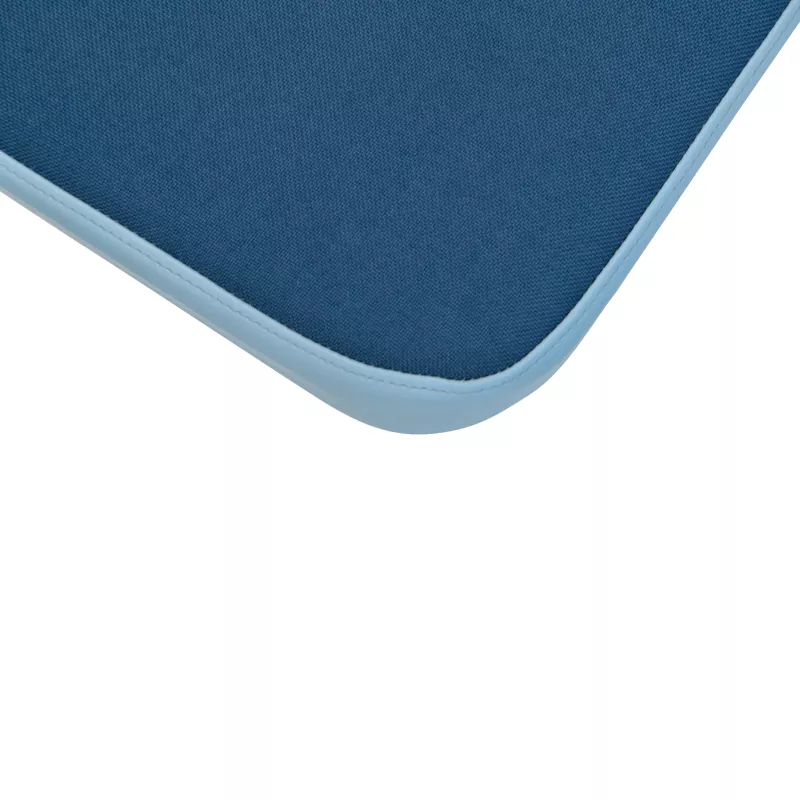 Laptoptasche, Canvas, Blau, Rundung, Kantennaht