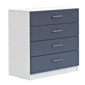 FLEXEO® Office – Schubladen-Schrank mit 4 flachen Schubladen H: 80,1 cm