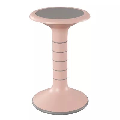 stuhl, hocker, rund, pink, ledersohle