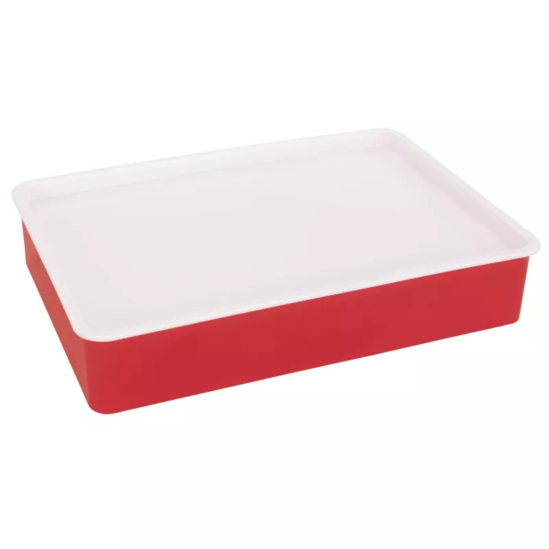 Aufbewahrungsbox, Aufbewahrung, Kunststoffbox, rot, Deckel