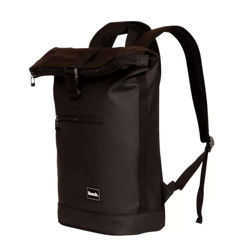 Rucksack, Leder?, Schwarz, Rucksack, Kompakt