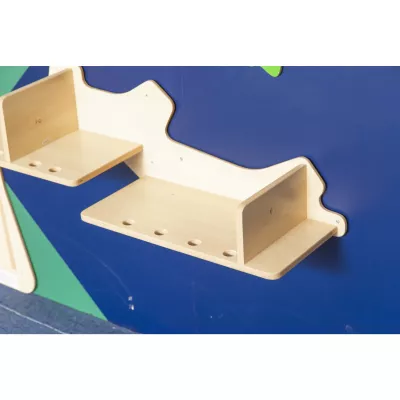 Holzregal, Wandhalterung, Kinderzimmer, Holzboard, Regalstufe