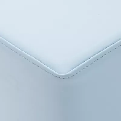 Leder, Taschenkante, Stich, Hauch von Blau, Schnittkante