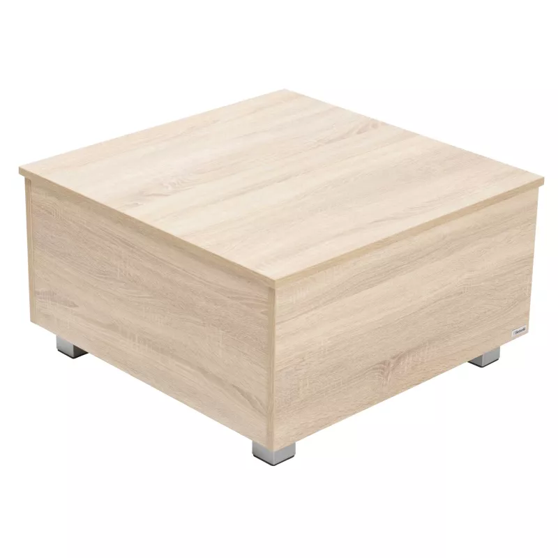 Couchtisch, Holzoptik, Eiche, quadratisch, Nolte Stil