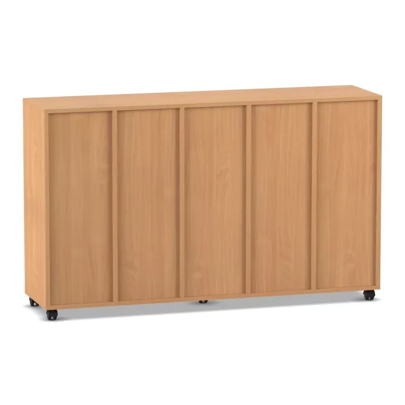 holzschrank, Aufbewahrungsschrank, Türpaneele, Holzoberfläche, Rollfüße