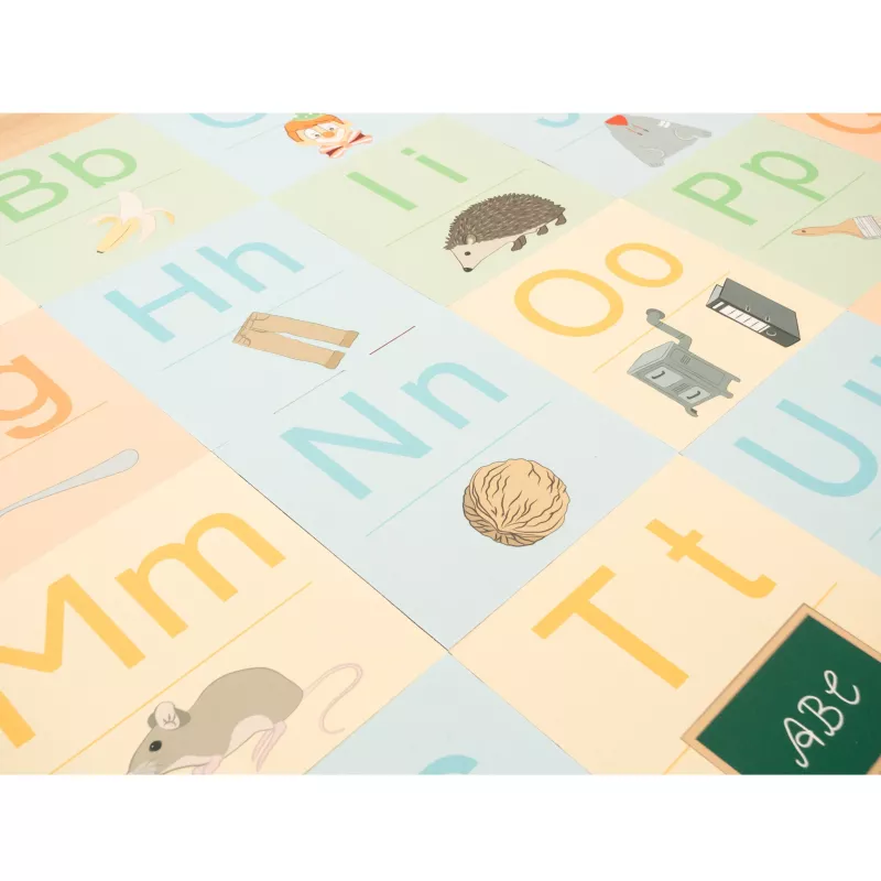 alphabet, spielmatte, matte, bildungs, buchstaben