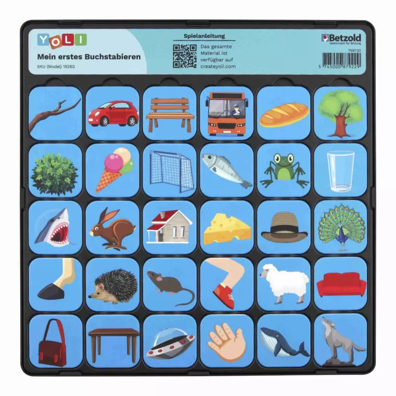 Puzzlespiel, Lernspiel, Bausteinbild, Druckbilder, Kompaktset