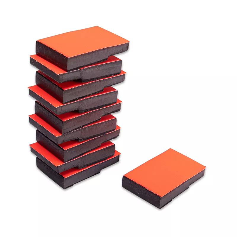 Schwamm, Reinigungsschwamm, Küchenschwamm, Orangebraun, Schwammblock