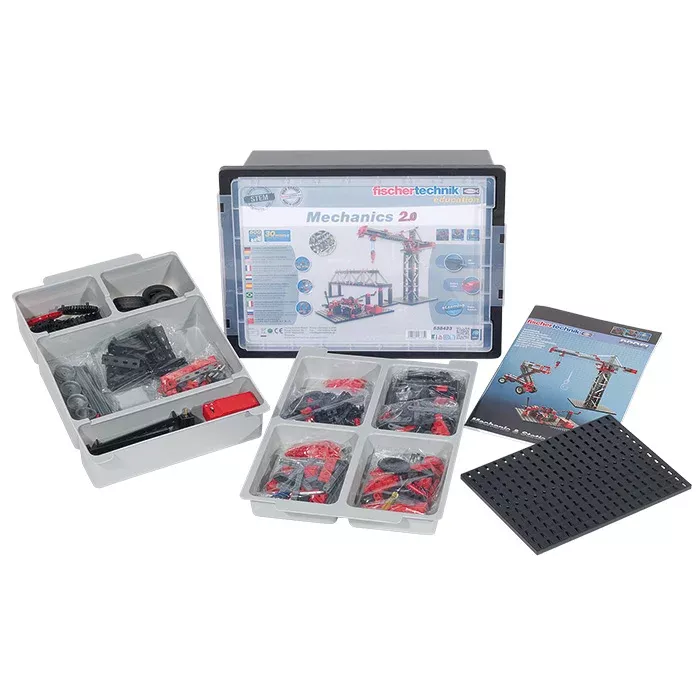 Mechaniker-Set, Konstruktionsset, Plastik-Organizer, Miniaturteile, Werkzeug-Komponenten