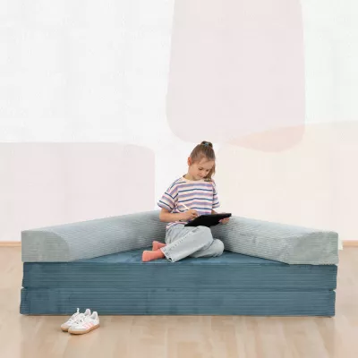 Bodenmatte, Sitzkissen, Kinderkissen, Strukturstoff, Strukturiertes Kissen