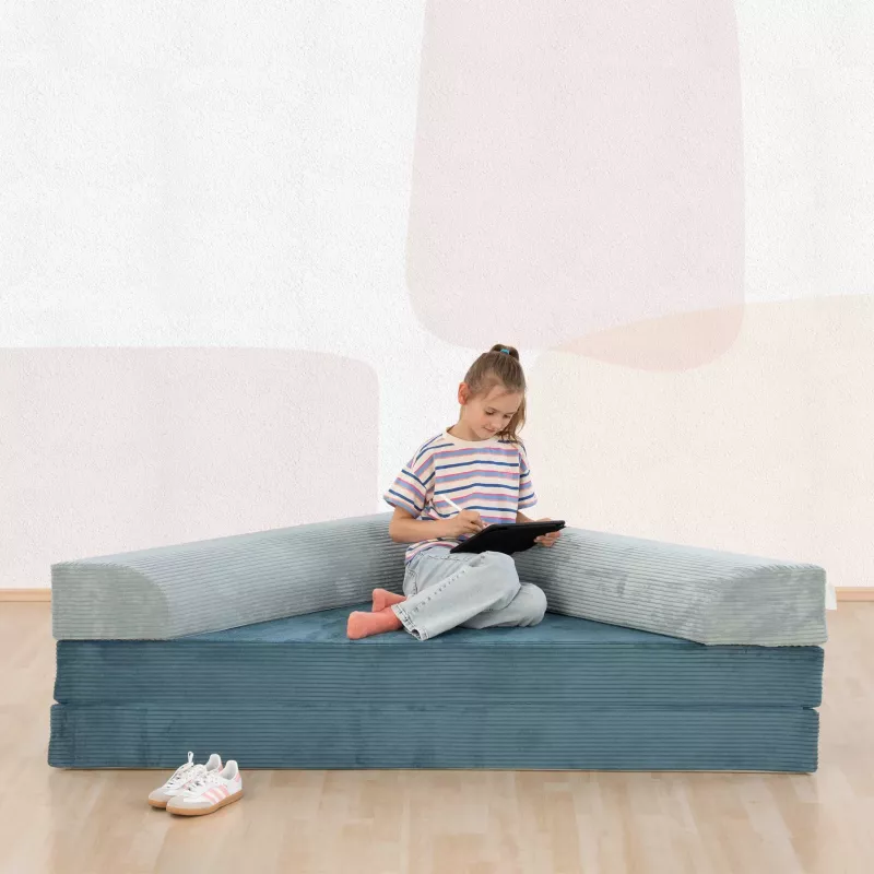Bodenmatte, Sitzkissen, Kinderkissen, Strukturstoff, Strukturiertes Kissen