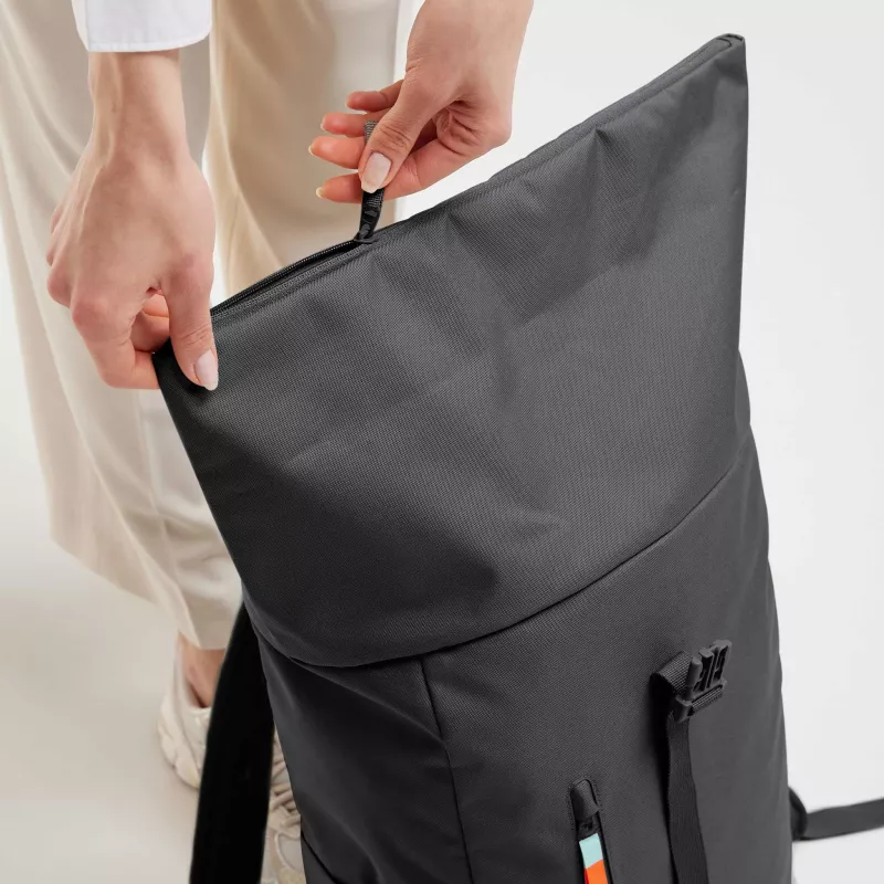 Rucksack, Backpack, Tasche, Reißverschluss, Schwarz