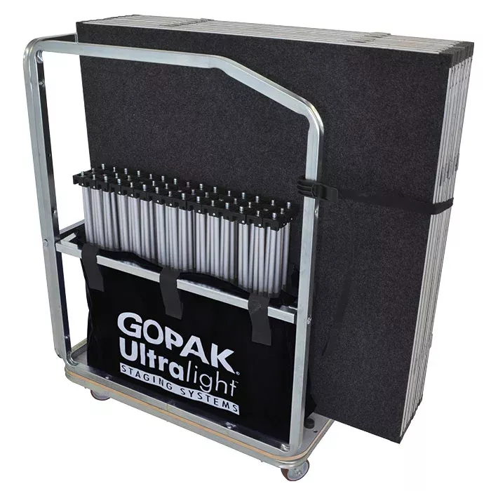 Transportkoffer, Rig, Polsterte Kiste, Staging-System, GOPAK Ultralight