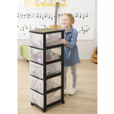 Aufbewahrungsbox, Schubladenbox, Kunststoffbehälter, Aufbewahrungssystem, Rollcontainer