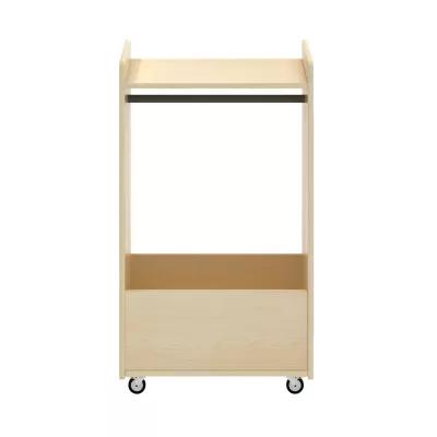 Beistelltisch, Holz, Rollwagen, Schublade, Kastenwagen