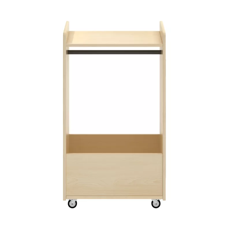 Beistelltisch, Holz, Rollwagen, Schublade, Kastenwagen