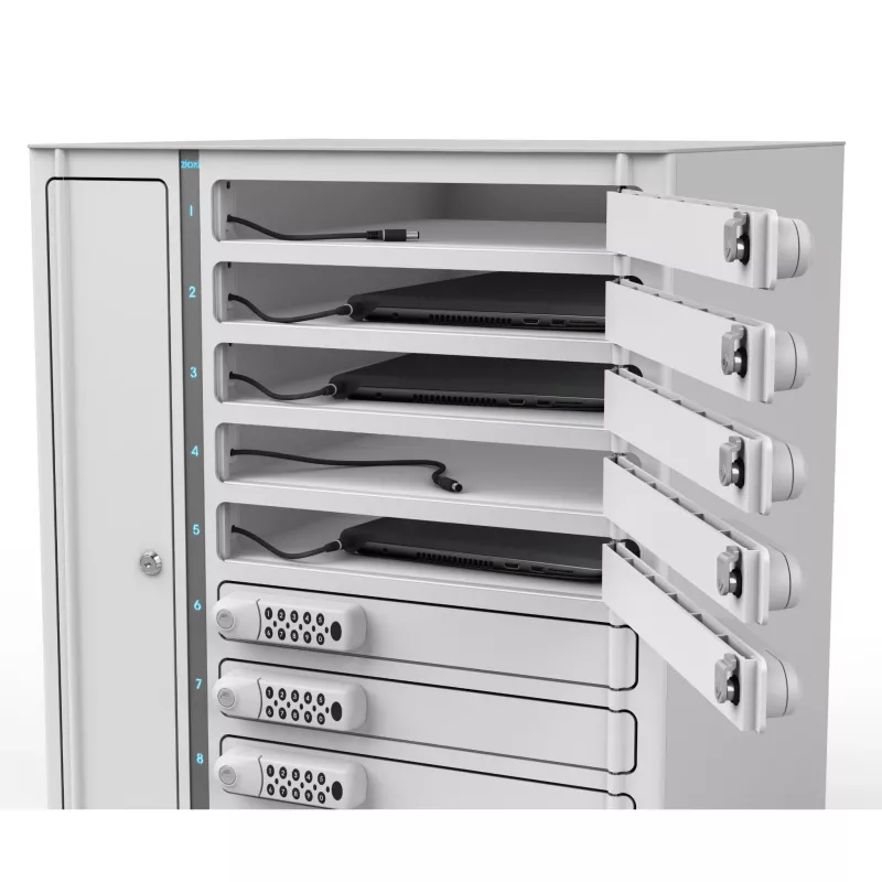 server, rack, Schrank, Verschluss, Laptopenfach