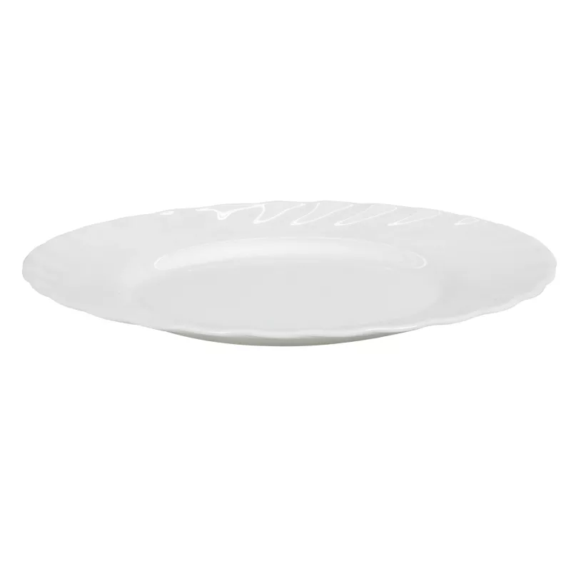 Teller, Porzellan, Weiß, Essgeschirr, Flacher Teller