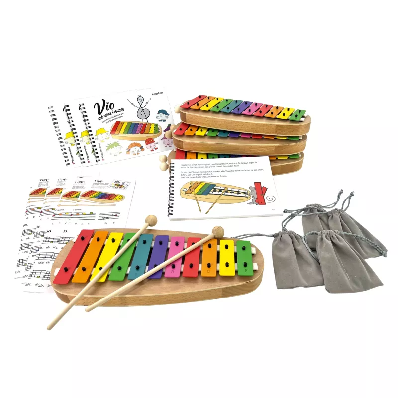 xylophon, holz, musikspielzeug, regenbogenfarben, notenblatt