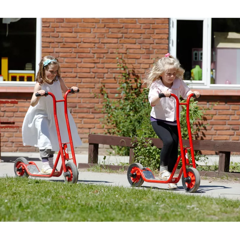 Roller, Kinder, Scooter, rot, Außen