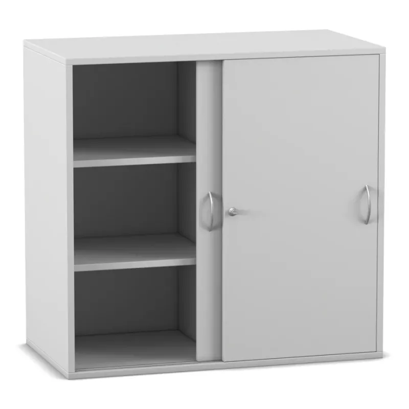 Schrank, Küchenschrank, Regal, Schiebetür, 3 Regalebenen