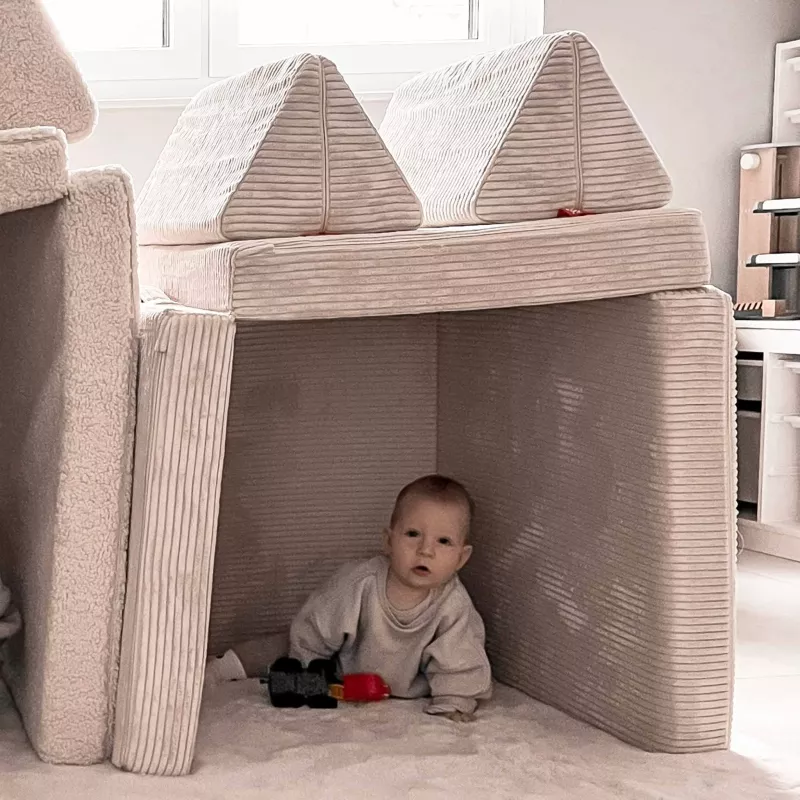 Kinderspielhaus, Kuschelbereich, Babyunterkunft, Spielversteck, Kissenstruktur