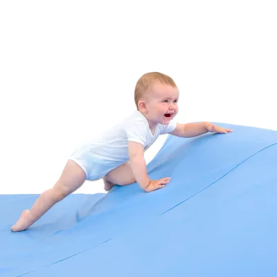 Baby, Onesie, Blau, Sportmatte, Kletterhilfe