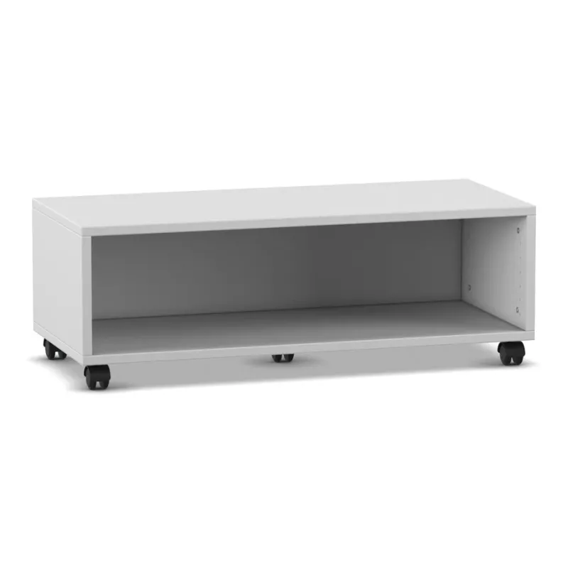 Werkbank, Offen, Rollhocker, Schubladenauszug, Grau