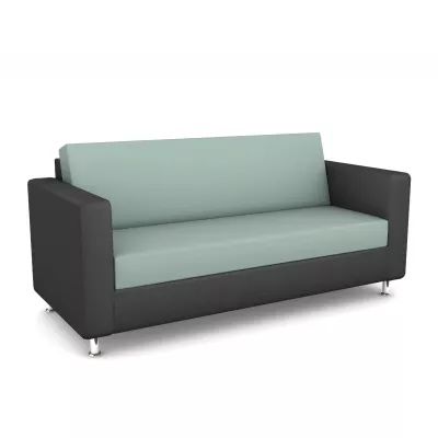 Sofa, Couch, Zweifarbig, Armlehnen-Sessel, Stoffsofa