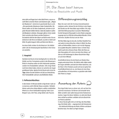 unterrichtsmaterial, hexenfigur, geschichte, musik, gedruckter text