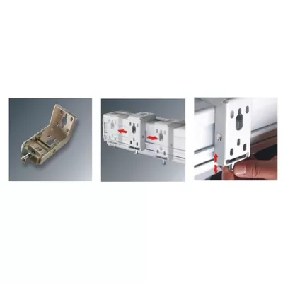 Schubladenführung, Schiene, Laufschiene, Montageclip, Metallmultipack