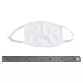 Weiße Textilmasken, 2er-Set