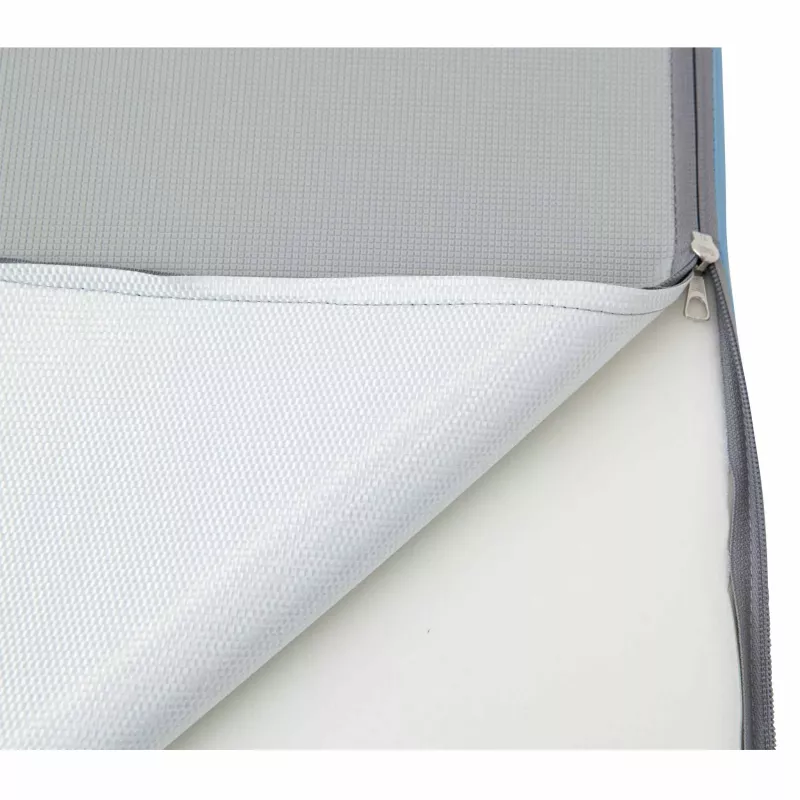 Tasche, Reisegepäck, Reißverschluss, Grau, Mesh-Innenfutter