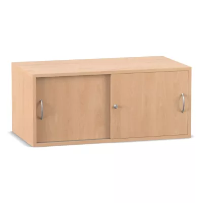 Sideboard, Schrank, Holz, Zweiflügelig, Silbergriff