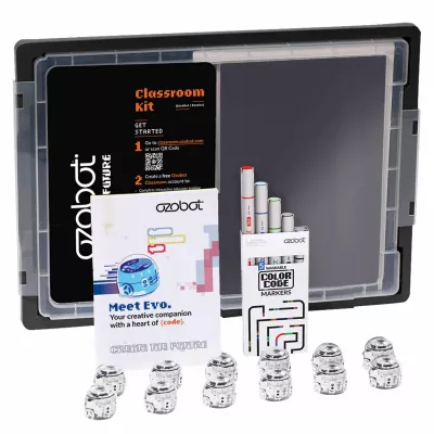 Lego-ähnliches Robotik-Set, Ozobot Klassensatz, Farbstifte, kleine Roboter, Bildungsset