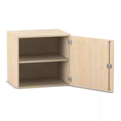Küchenunterschrank, Schrank, Holzoptik, Tür mit Scharnieren, Regalboden