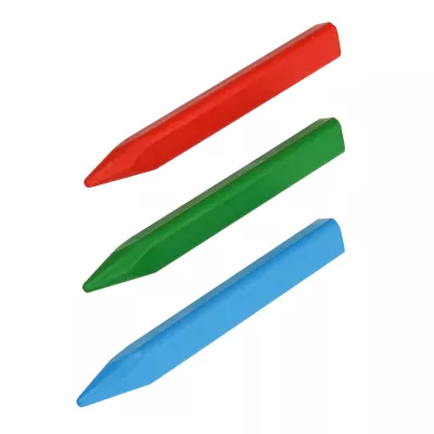 Kreidesticks, Schreibware, Farbig, Blau Grün Rot, Stiftspitzen