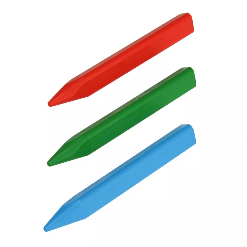 Kreidesticks, Schreibware, Farbig, Blau Grün Rot, Stiftspitzen