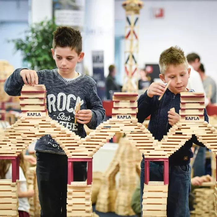Jenga Turm, Holzbauklötze, Holzspielzeug, Junges Spielers, KAPLA Blöcke