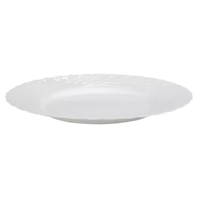 platte, weiß, porzellan, rund, speiseteller
